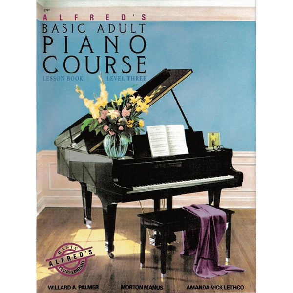 Alfred's Basic Adult Piano Course: Lesson Book 3-Sheet Music-Alfred Music-Book-Logans Pianos