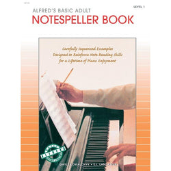 Alfred's Basic Adult Piano Course: Notespeller 1-Sheet Music-Alfred Music-Logans Pianos