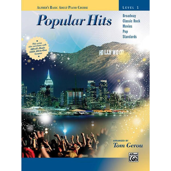 Alfred's Basic Adult Piano Course: Popular Hits 1-Sheet Music-Alfred Music-Logans Pianos