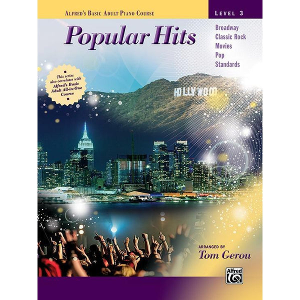 Alfred's Basic Adult Piano Course: Popular Hits 3-Sheet Music-Alfred Music-Logans Pianos