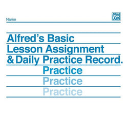 Alfred's Basic Lesson Assignment & Daily Practice Record-Sheet Music-Alfred Music-Logans Pianos