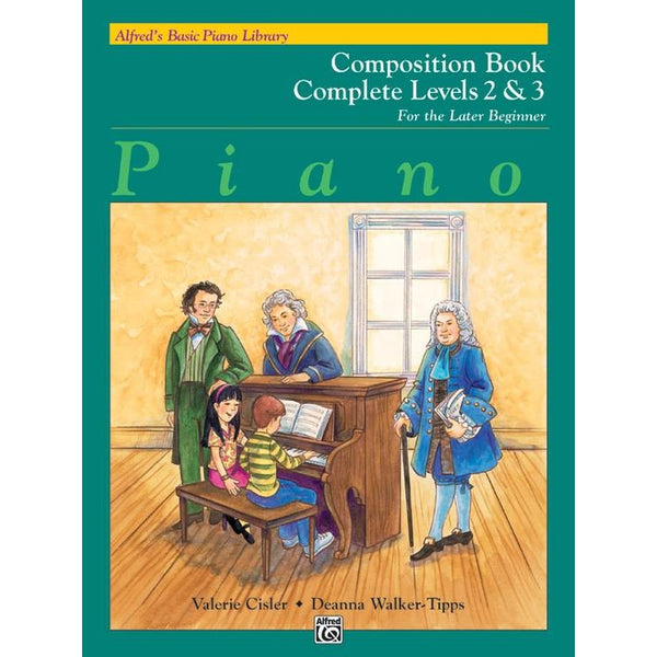 Alfred's Basic Piano Course: Composition Complete 2 & 3-Sheet Music-Alfred Music-Logans Pianos
