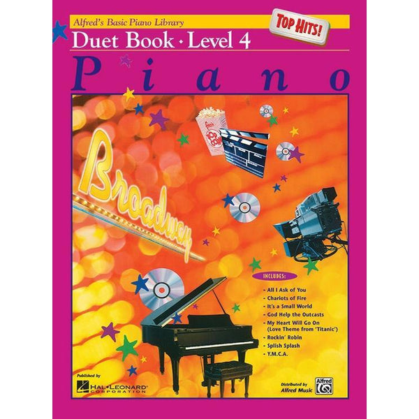 Alfred's Basic Piano Course: Duet Top Hits! 4-Sheet Music-Alfred Music-Logans Pianos