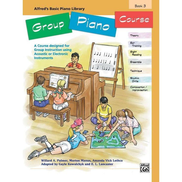 Alfred's Basic Piano Course: Group Piano Course 3-Sheet Music-Alfred Music-Book-Logans Pianos