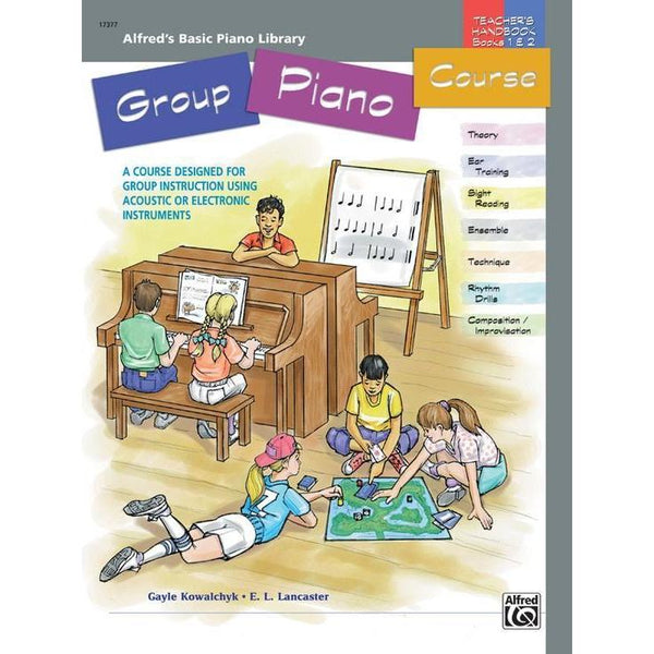 Alfred's Basic Piano Course: Group Piano Course Teacher's Handbook 1 & 2-Sheet Music-Alfred Music-Logans Pianos