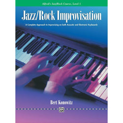 Alfred's Basic Piano Course: Jazz/Rock Improvisation 1-Sheet Music-Alfred Music-Logans Pianos
