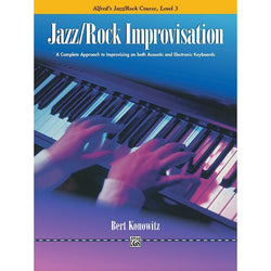 Alfred's Basic Piano Course: Jazz/Rock Improvisation 3-Sheet Music-Alfred Music-Logans Pianos