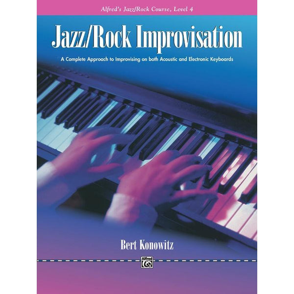 Alfred's Basic Piano Course: Jazz/Rock Improvisation 4-Sheet Music-Alfred Music-Logans Pianos