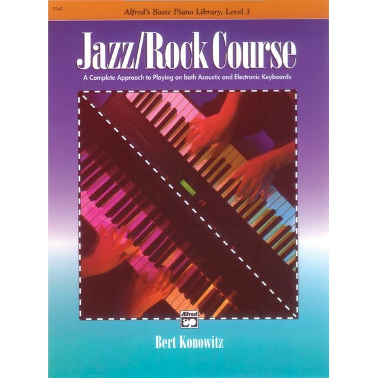 Alfred's Basic Piano Course: Jazz/Rock Lesson 3-Sheet Music-Alfred Music-Logans Pianos