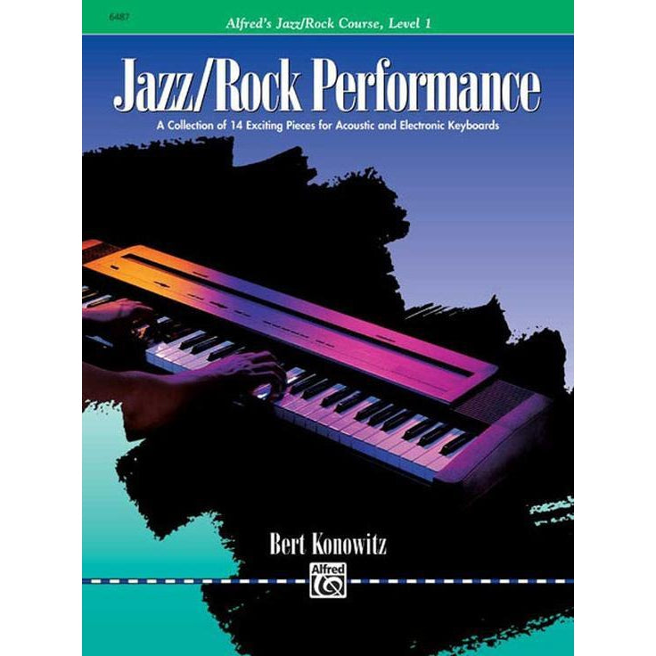 Alfred's Basic Piano Course: Jazz/Rock Performance 1-Sheet Music-Alfred Music-Logans Pianos