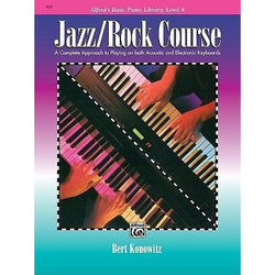 Alfred's Basic Piano Course: Jazz/Rock Performance 4-Sheet Music-Alfred Music-Logans Pianos
