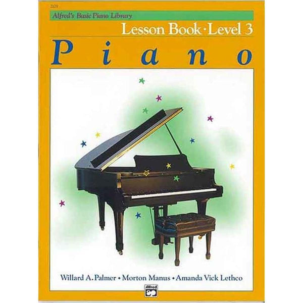 Alfred's Basic Piano Course: Lesson 3-Sheet Music-Alfred Music-Logans Pianos