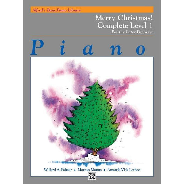 Alfred's Basic Piano Course: Merry Christmas! Complete 1 (1A/1B)-Sheet Music-Alfred Music-Logans Pianos