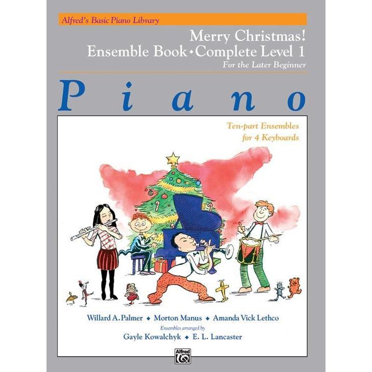 Alfred's Basic Piano Course: Merry Christmas! Ensemble Complete 1 (1A/1B)-Sheet Music-Alfred Music-Logans Pianos