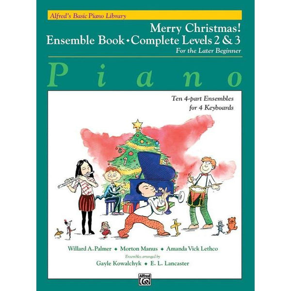 Alfred's Basic Piano Course: Merry Christmas! Ensemble Complete 2 & 3-Sheet Music-Alfred Music-Logans Pianos