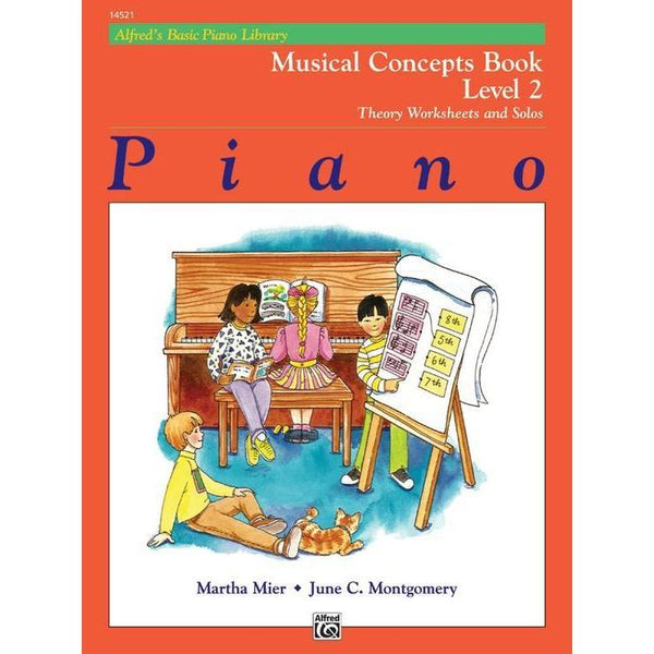 Alfred's Basic Piano Course: Musical Concepts 2-Sheet Music-Alfred Music-Logans Pianos