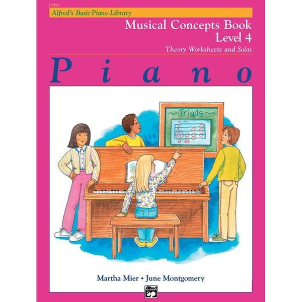 Alfred's Basic Piano Course: Musical Concepts 4-Sheet Music-Alfred Music-Logans Pianos
