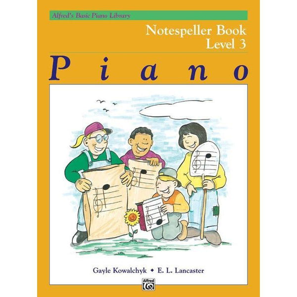 Alfred's Basic Piano Course: Notespeller 3-Sheet Music-Alfred Music-Logans Pianos