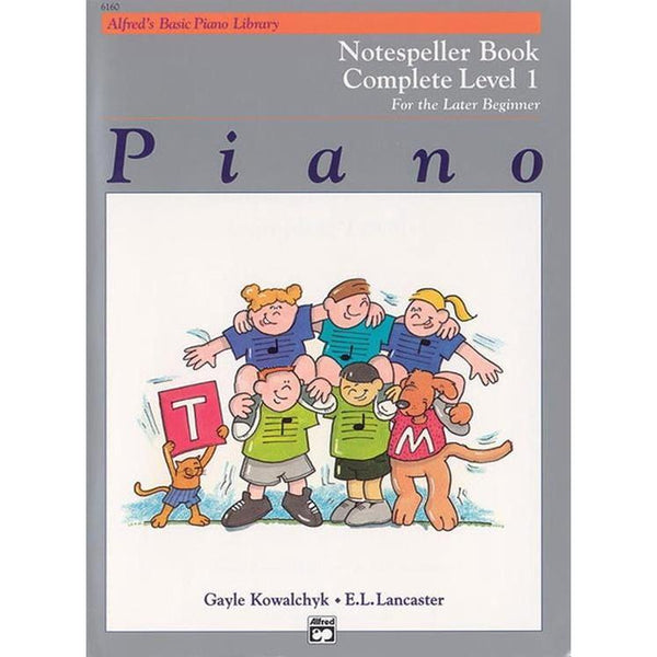 Alfred's Basic Piano Course: Notespeller Complete 1 (1A/1B)-Sheet Music-Alfred Music-Logans Pianos