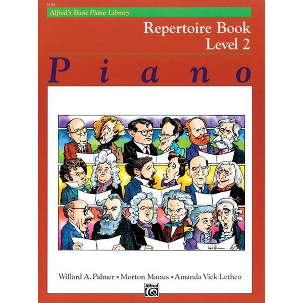 Alfred's Basic Piano Course: Repertoire 2-Sheet Music-Alfred Music-Logans Pianos
