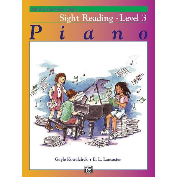 Alfred's Basic Piano Course: Sight Reading 3-Sheet Music-Alfred Music-Logans Pianos