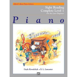 Alfred's Basic Piano Course: Sight Reading Complete 1 (1A & 1B)-Sheet Music-Alfred Music-Logans Pianos