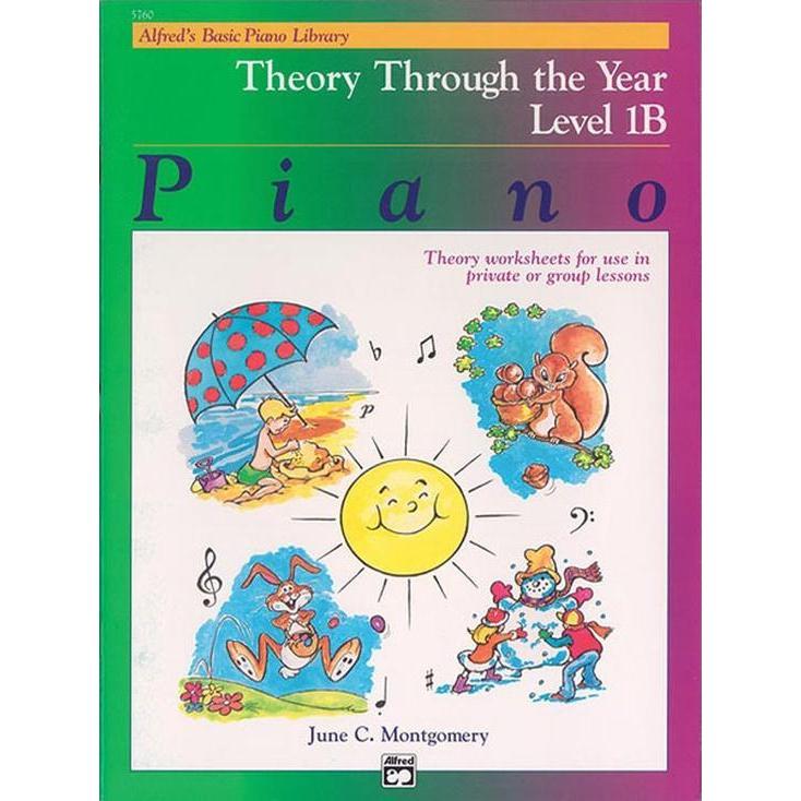 Alfred's Basic Piano Course: Theory Through The Year 1B-Sheet Music-Alfred Music-Logans Pianos