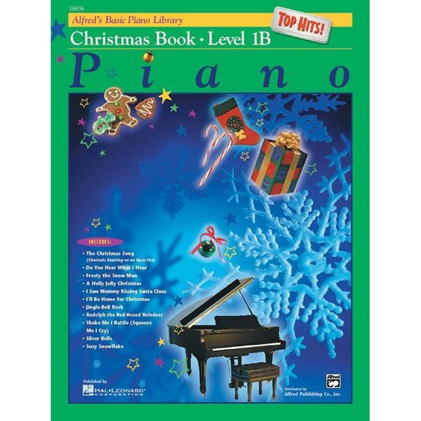 Alfred's Basic Piano Course: Top Hits! Christmas 1B-Sheet Music-Alfred Music-Logans Pianos