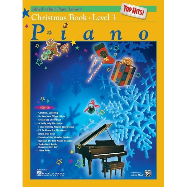 Alfred's Basic Piano Course: Top Hits! Christmas 3-Sheet Music-Alfred Music-Logans Pianos