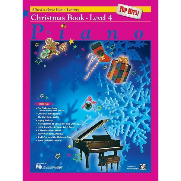 Alfred's Basic Piano Course: Top Hits! Christmas 4-Sheet Music-Alfred Music-Logans Pianos