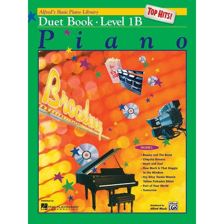 Alfred's Basic Piano Course: Top Hits! Duet 1B-Sheet Music-Alfred Music-Logans Pianos