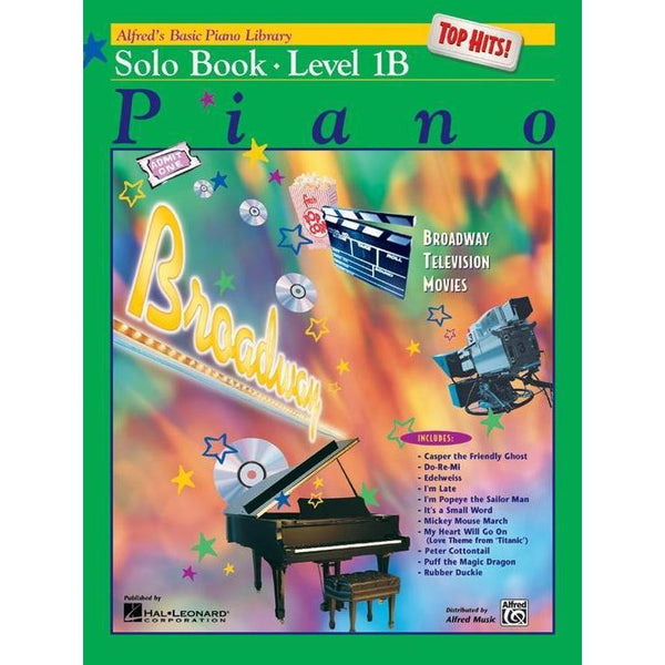 Alfred's Basic Piano Course: Top Hits Solo 1B-Sheet Music-Alfred Music-Book-Logans Pianos