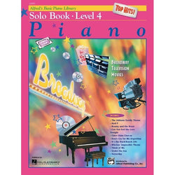 Alfred's Basic Piano Course: Top Hits Solo 4-Sheet Music-Alfred Music-Book-Logans Pianos