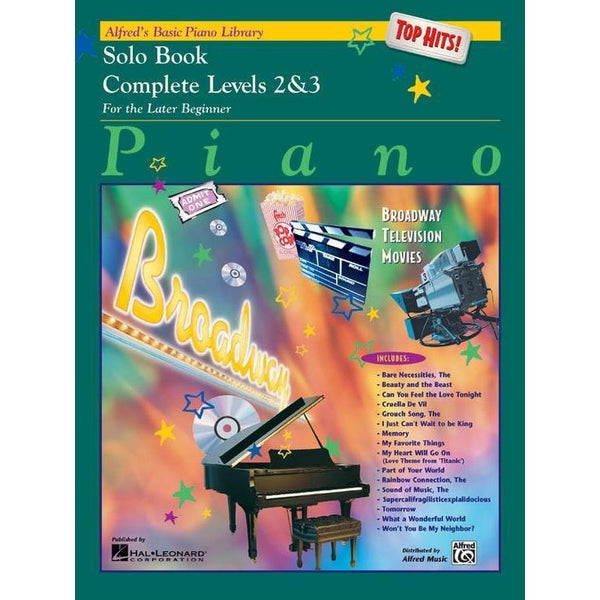 Alfred's Basic Piano Course: Top Hits Solo Complete 2 & 3-Sheet Music-Alfred Music-Logans Pianos