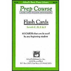 Alfred's Basic Piano Prep Course: Flash Cards C-F-Sheet Music-Alfred Music-Logans Pianos