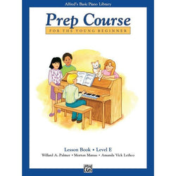 Alfred's Basic Piano Prep Course: Lesson E-Sheet Music-Alfred Music-Book-Logans Pianos