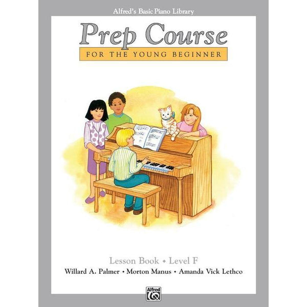 Alfred's Basic Piano Prep Course: Lesson F-Sheet Music-Alfred Music-Book-Logans Pianos