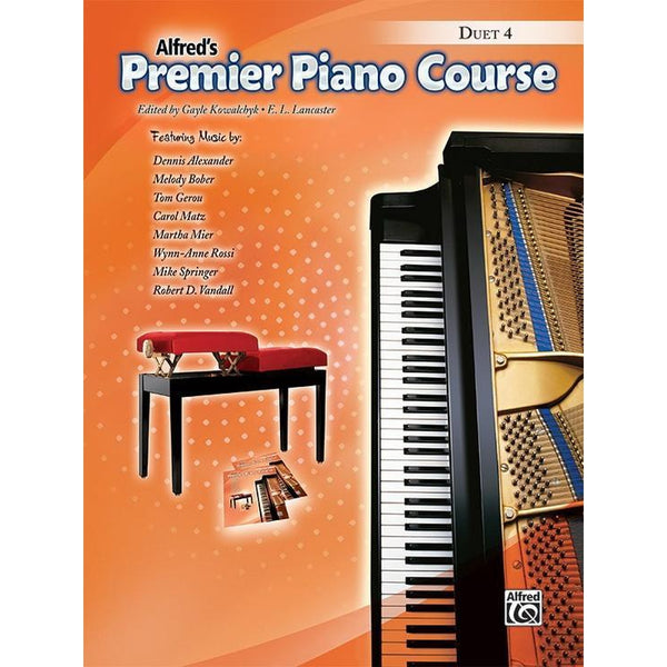 Alfred's Basic Premier Piano Course: Duet 4-Sheet Music-Alfred Music-Logans Pianos