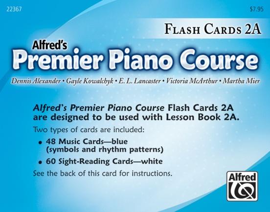 Alfred's Basic Premier Piano Course: Flash Cards 2A-Sheet Music-Alfred Music-Logans Pianos
