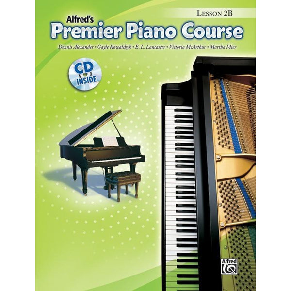 Alfred's Basic Premier Piano Course: Lesson 2B-Sheet Music-Alfred Music-Book & CD-Logans Pianos