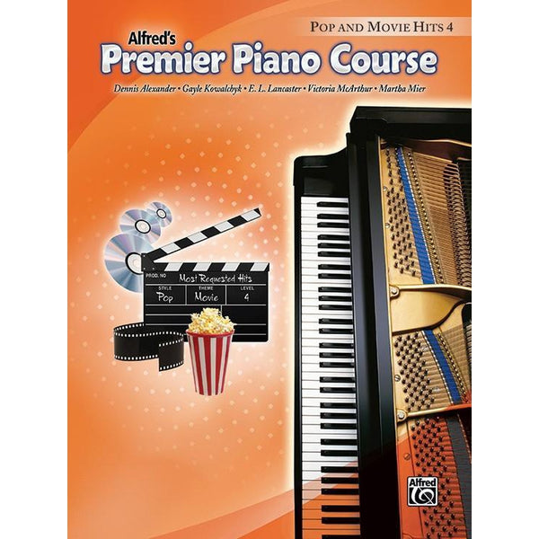Alfred's Basic Premier Piano Course: Pop & Movie Hits 4-Sheet Music-Alfred Music-Logans Pianos