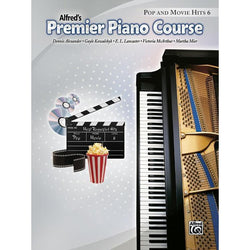 Alfred's Basic Premier Piano Course: Pop & Movie Hits 6-Sheet Music-Alfred Music-Logans Pianos