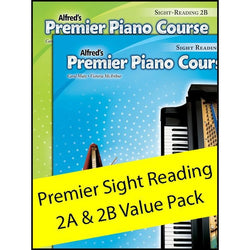Alfred's Basic Premier Piano Course: Sight-Reading 2A & 2B-Sheet Music-Alfred Music-Logans Pianos