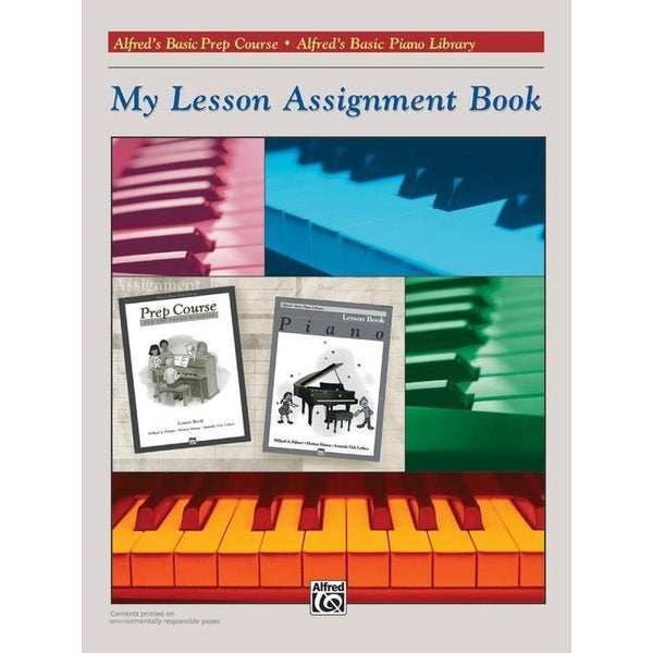 Alfred's - My Lesson Assignment Book-Sheet Music-Alfred Music-Logans Pianos