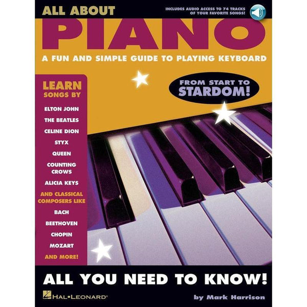 All About Piano-Sheet Music-Hal Leonard-Logans Pianos