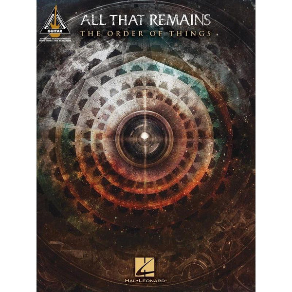 All That Remains - The Order of Things-Sheet Music-Hal Leonard-Logans Pianos