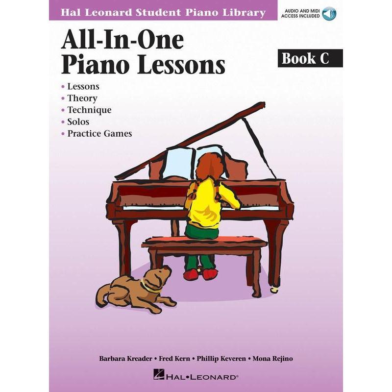 All-in-One Piano Lessons Book C-Sheet Music-Hal Leonard-Logans Pianos