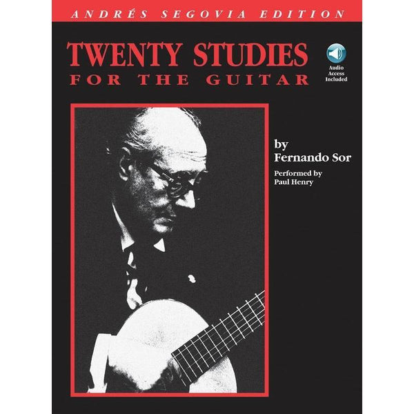 Andres Segovia - 20 Studies for the Guitar-Sheet Music-Hal Leonard-Logans Pianos