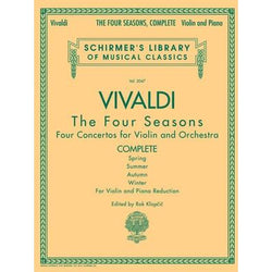 Antonio Vivaldi - The Four Seasons, Complete - Violin/Piano-Sheet Music-G. Schirmer Inc.-Logans Pianos