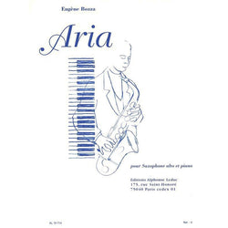 Aria for Alto Saxophone and Piano-Sheet Music-Alphonse Leduc-Logans Pianos